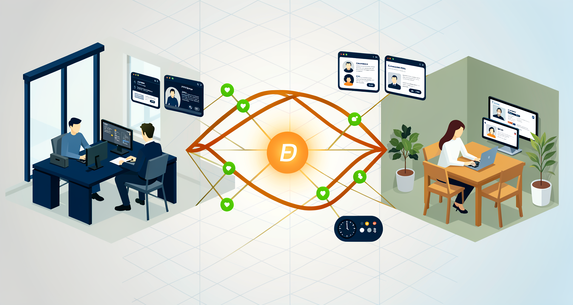 Verteilte Teams verbinden: Die Rolle von Employee Apps im hybriden Arbeitsalltag